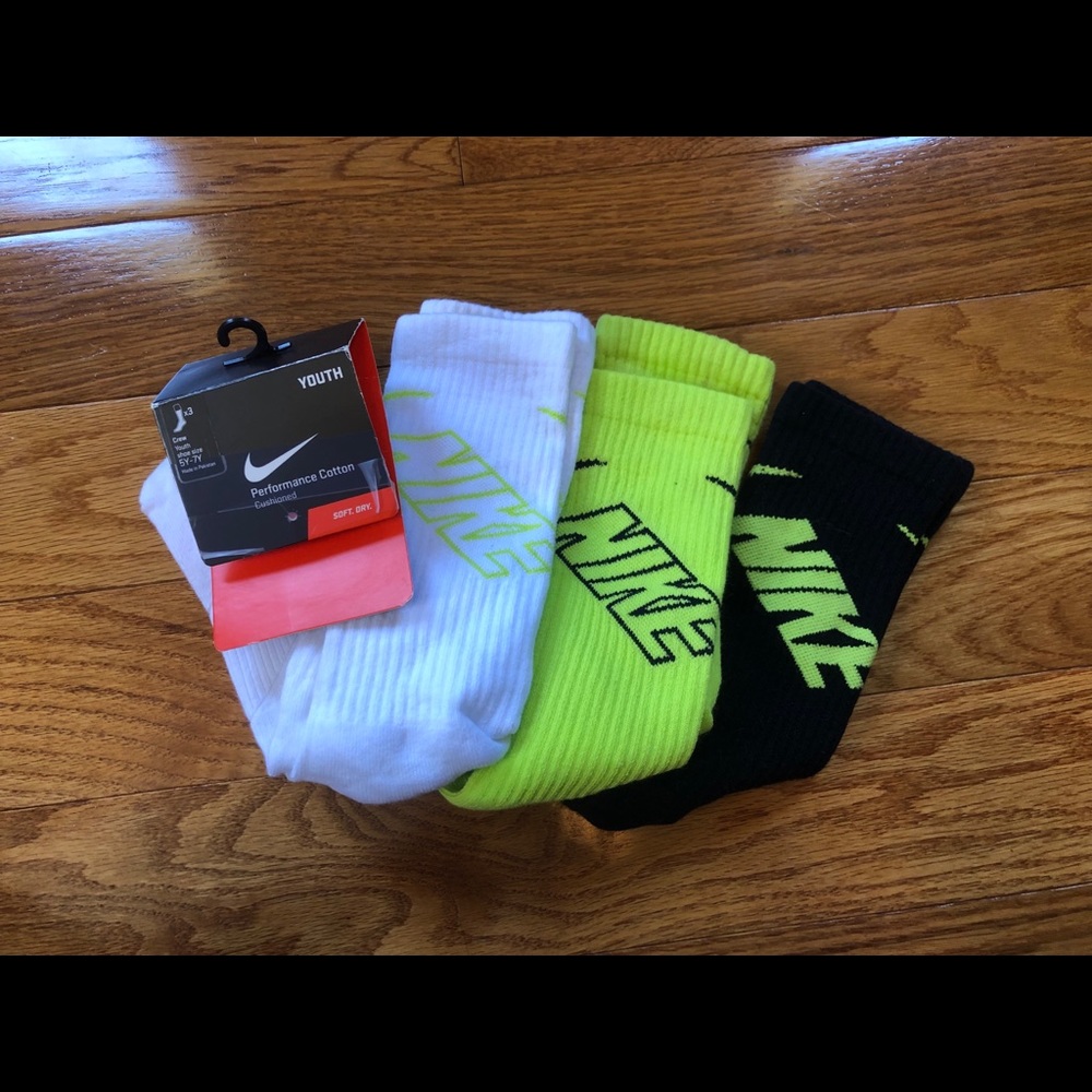 Youth Nike Socks - 3 Pairs!